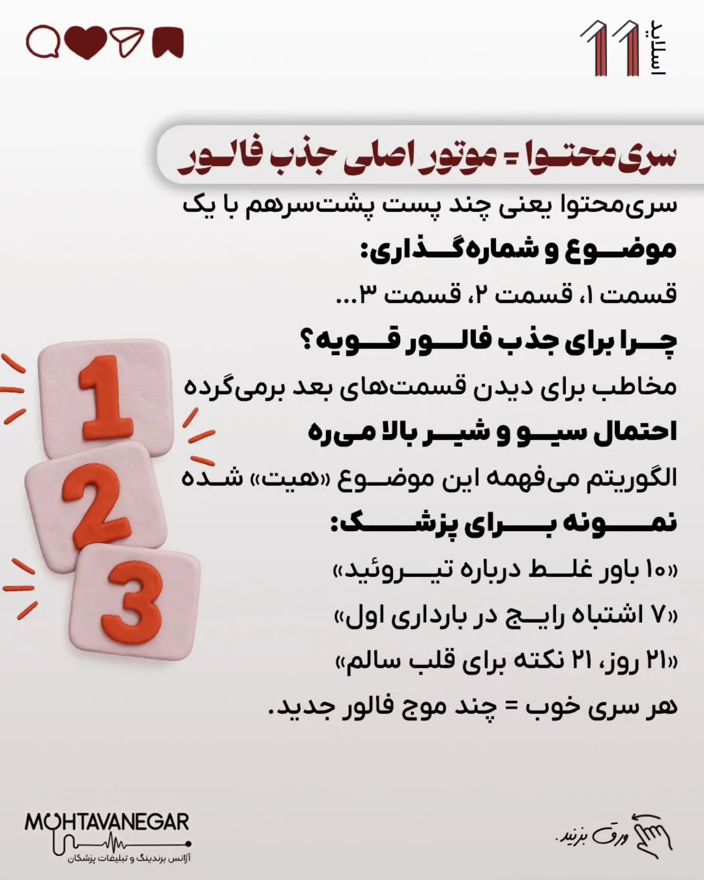 مشکل اصلی، نداشتنِ یک استراتژی واضح برای برندینگ پزشکی است؛ اسلاید 12 از 15