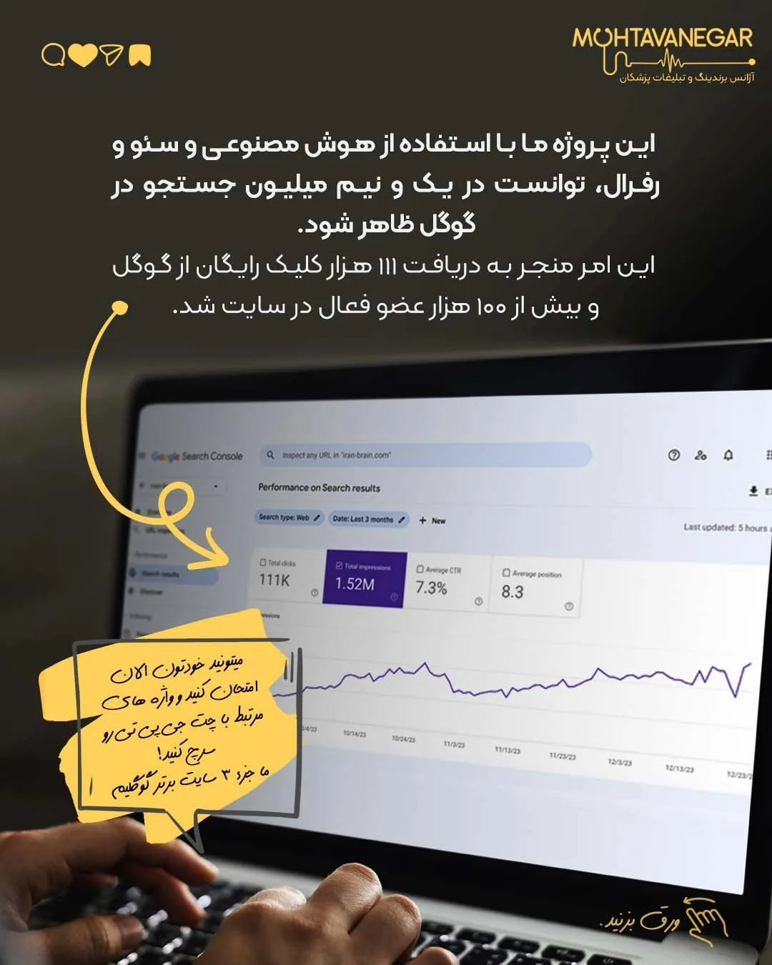 اگر تا حالا واسه تبلیغات هزینه کرده باشید ، میدونید که هر کاربر هدفی که به سمت سایت یا پیجتون بیاد ،…؛ اسلاید 6 از 9