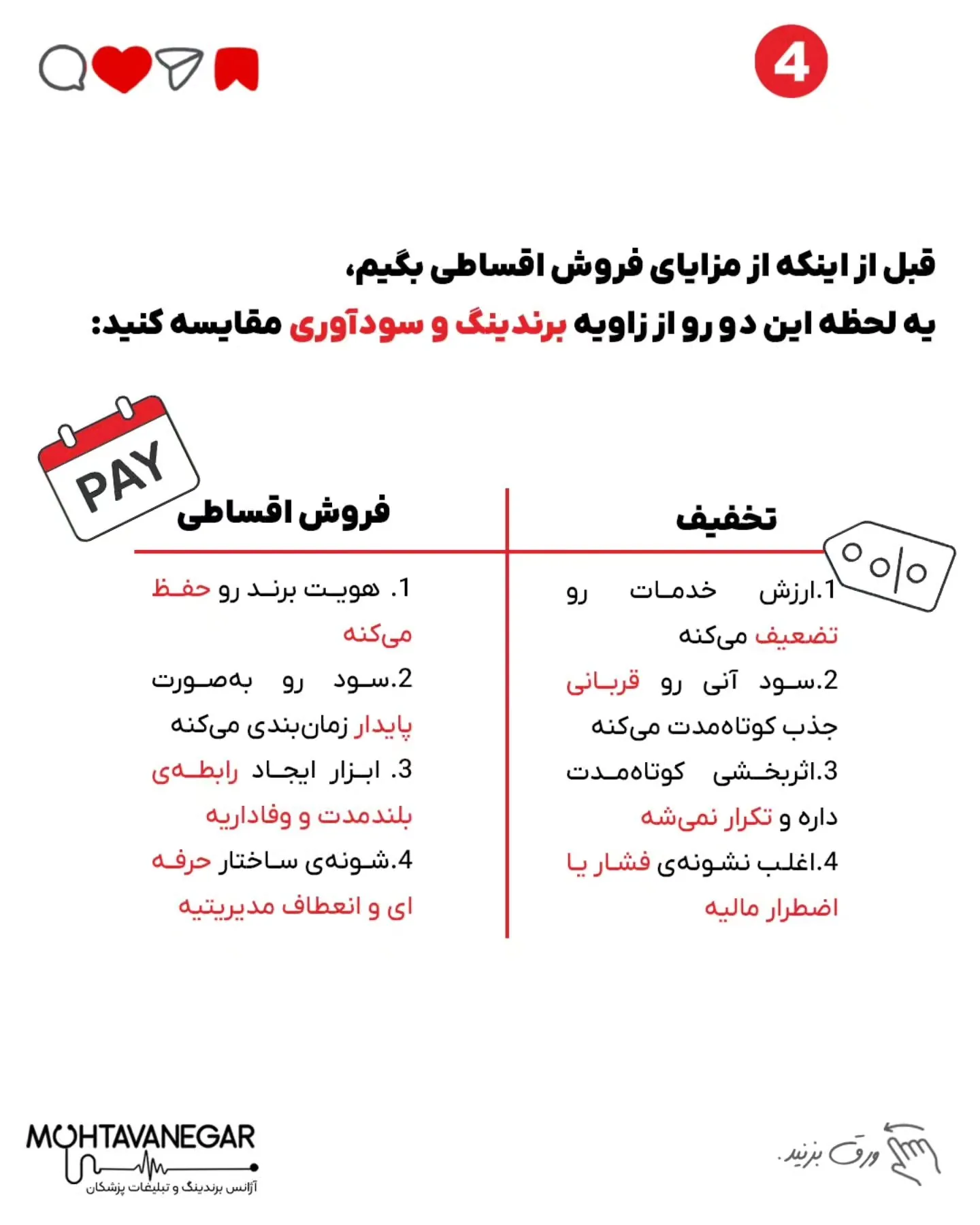 • چرا سیستم اقساطی تو مطب نه‌تنها غیرحرفه‌ای نیست، بلکه یه مزیت رقابتی مدرنه؛ اسلاید 5 از 9